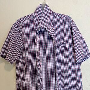 CHAPS RALPH LAUREN Men's Button Down Short Sleeve Shirt